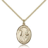 Our Lady Star of the Sea Medal, Gold Filled, Medium - Gold-tone