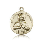 St. John Vianney Medal, 14 Karat Gold - 14 KT Yellow Gold
