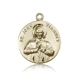 St. John Vianney Medal, 14 Karat Gold - 14 KT Yellow Gold