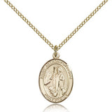 St. Anthony of Egypt Medal, Gold Filled, Medium - Gold-tone
