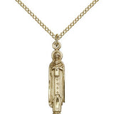 Madonna and Child Medal, Gold Filled - Gold-tone