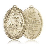 St. Therese Medal, 14 Karat Gold - 14 KT Yellow Gold