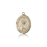 St. Marcellin Champagnat Medal, 14 Karat Gold, Medium - 14 KT Yellow Gold