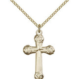Cross Pendant, Gold Filled - Gold-tone