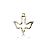 Holy Spirit Medal, 14 Karat Gold - 14 KT Yellow Gold