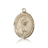 St. Marcellin Champagnat Medal, 14 Karat Gold, Large - 14 KT Yellow Gold