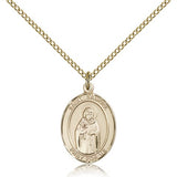 St. Samuel Medal, Gold Filled, Medium - Gold-tone