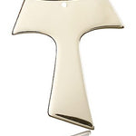 Tau Cross Pendant, 14 Karat Gold - 14 KT Yellow Gold