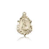 Infant of Prague Medal, 14 Karat Gold - 14 KT Yellow Gold