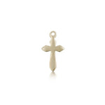 Cross Pendant, 14 Karat Gold - 14 KT Yellow Gold