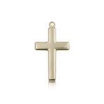 Cross Pendant, 14 Karat Gold - 14 KT Yellow Gold
