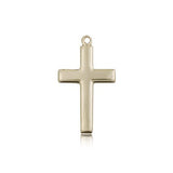 Cross Pendant, 14 Karat Gold - 14 KT Yellow Gold