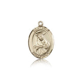 St. Rose of Lima Medal, 14 Karat Gold, Medium - 14 KT Yellow Gold