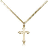 Cross Pendant, Gold Filled - Gold-tone
