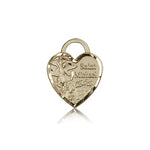 St. Michael the Archangel Medal, 14 Karat Gold - 14 KT Yellow Gold