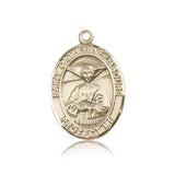 St. Catherine Laboure Medal, 14 Karat Gold, Large - 14 KT Yellow Gold