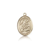 St. Anthony of Padua Medal, 14 Karat Gold, Medium - 14 KT Yellow Gold
