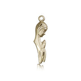 Madonna Medal, 14 Karat Gold - 14 KT Yellow Gold