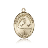 St. Katharine Drexel Medal, 14 Karat Gold, Large - 14 KT Yellow Gold