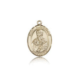 St. Alexander Sauli Medal, 14 Karat Gold, Medium - 14 KT Yellow Gold