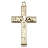 Cross Pendant, 14 Karat Gold - 14 KT Yellow Gold