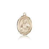 St. Pius X Medal, 14 Karat Gold, Medium - 14 KT Yellow Gold