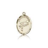 Graduation Medal, 14 Karat Gold - 14 KT Yellow Gold