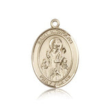 St. Nicholas Medal, 14 Karat Gold, Large - 14 KT Yellow Gold