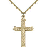Cross Pendant, Gold Filled - Gold-tone