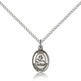 First Reconciliation Medal, Sterling Silver - 18" 1.2mm Sterling Silver Chain + Clasp