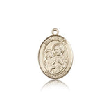 St. Joseph Medal, 14 Karat Gold, Medium - 14 KT Yellow Gold