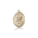 St. Agatha Medal, 14 Karat Gold, Medium - 14 KT Yellow Gold