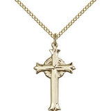 Cross Pendant, Gold Filled - Gold-tone
