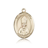 St. Anselm of Canterbury Medal, 14 Karat Gold, Large - 14 KT Yellow Gold