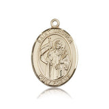 St. Ursula Medal, 14 Karat Gold, Large - 14 KT Yellow Gold