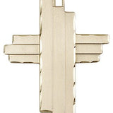 Cross Pendant, 14 Karat Gold - 14 KT Yellow Gold