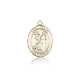 St. Rocco Medal, 14 Karat Gold, Medium - 14 KT Yellow Gold