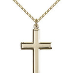 Cross Pendant, Gold Filled - Gold-tone