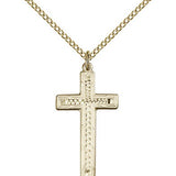 Cross Pendant, Gold Filled - Gold-tone