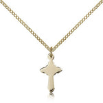 Cross Pendant, Gold Filled - Gold-tone