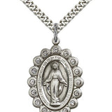 Miraculous Medal, Sterling Silver