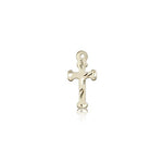 Cross Pendant, 14 Karat Gold - 14 KT Yellow Gold