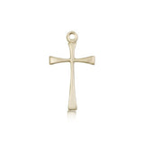Maltese Cross Pendant, 14 Karat Gold - 14 KT Yellow Gold