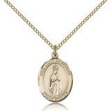 Our Lady of Fatima Medal, Gold Filled, Medium - Gold-tone