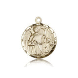 Genesius Medal, 14 Karat Gold - 14 KT Yellow Gold