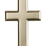 Cross Pendant, 14 Karat Gold - 14 KT Yellow Gold
