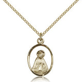 Madonna Medal, Gold Filled - Gold-tone