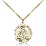 St. John Vianney Medal, Gold Filled - Gold-tone