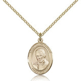 St. Luigi Orione Medal, Gold Filled, Medium - Gold-tone