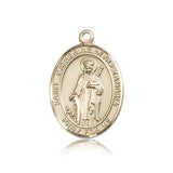 St. Catherine of Alexandria Medal, 14 Karat Gold, Large - 14 KT Yellow Gold